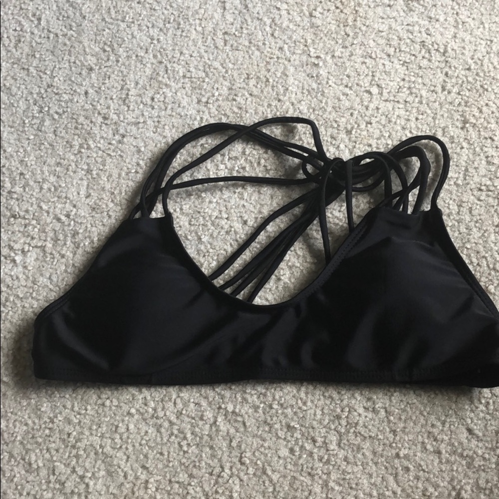 Black bikini top - super cute in size small
